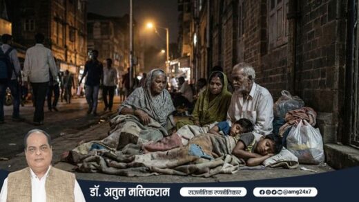 बालकनी में गोरैया का घोंसला और शहर में उजड़ते गरीबों के घर, आशियाने की सच्ची परिभाषा दर्शाता दृश्य