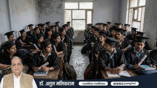 डिग्री होने के बावजूद बेरोजगार युवा भारत में