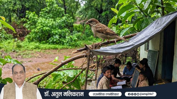 भारत में छोटे सामाजिक प्रयास, शिक्षा और मानवीय योगदान से बदलाव को दर्शाता दृश्य