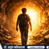 कमज़ोरी से ताकत की ओर बढ़ता भारतीय युवक, अंधेरी सुरंग से उजाले की ओर चलता हुआ