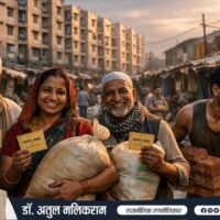भारतीय झुग्गी बस्ती में मुफ्त सरकारी योजनाओं के बावजूद गरीबी में रहने का चुनाव करता परिवार