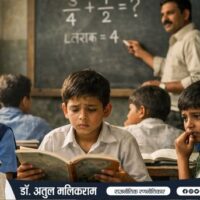 कक्षा में बैठे बच्चे जो पढ़ तो रहे हैं लेकिन समझ नहीं पा रहे