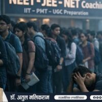 भारत की परीक्षा-आधारित शिक्षा व्यवस्था से परेशान छात्र और कोचिंग केंद्रों की भीड़