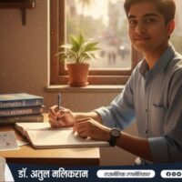 ग्रामीण छात्रों का मार्गदर्शन करते हुए भारतीय शिक्षक, गुरु–शिष्य परंपरा का प्रतीक