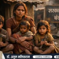 गरीबी और अशिक्षा से जूझते भारतीय झुग्गी बस्ती के बच्चे