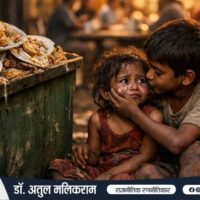 डस्टबिन बनाम भूखे बच्चे – भारत की कड़वी सच्चाई
