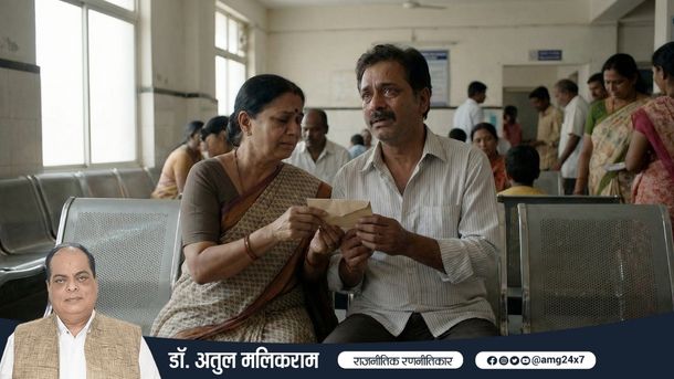 बीमारी के समय लिफाफे के जरिए आर्थिक और भावनात्मक सहयोग करते लोग