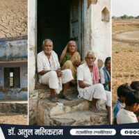 गाँव की बेरंग तस्वीर और अधूरा विकास