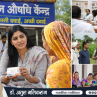 अनुप्रिया पटेल को जनसेवा और विकास कार्यों के बीच दर्शाती तस्वीर